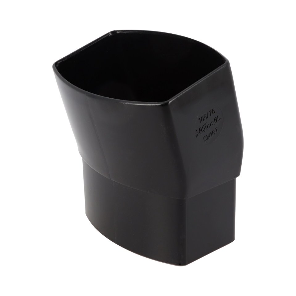 NICOLL Techtan Ovation LG38 PVC-Ti bocht 15° 105x76 m/s zwar