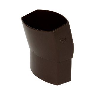 NICOLL Techtan Ovation LG28 PVC-Ti bocht 15° 90x56 m/s bruin