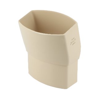 NICOLL Techtan Ovation LG28 PVC-Ti bocht 15° 90x56 m/s beige