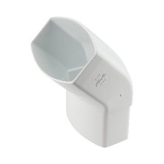 NICOLL Techtan Ovation LG28 PVC-Ti bocht 45° 90x56 m/s wit