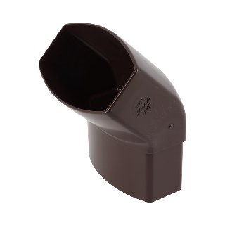 NICOLL Techtan Ovation LG28 PVC-Ti bocht 45° 90x56 m/s bruin