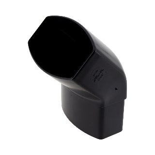 NICOLL Techtan Ovation LG28 PVC-Ti bocht 45° 90x56 m/s zwart