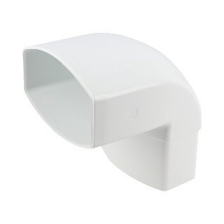 NICOLL Techtan Ovation LG28 PVC-Ti bocht 87,5° 90x56 m/s wit