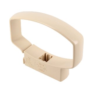 NICOLL Ovation LG28 PVC-Ti pijpbeugel 90x56 M6 beige