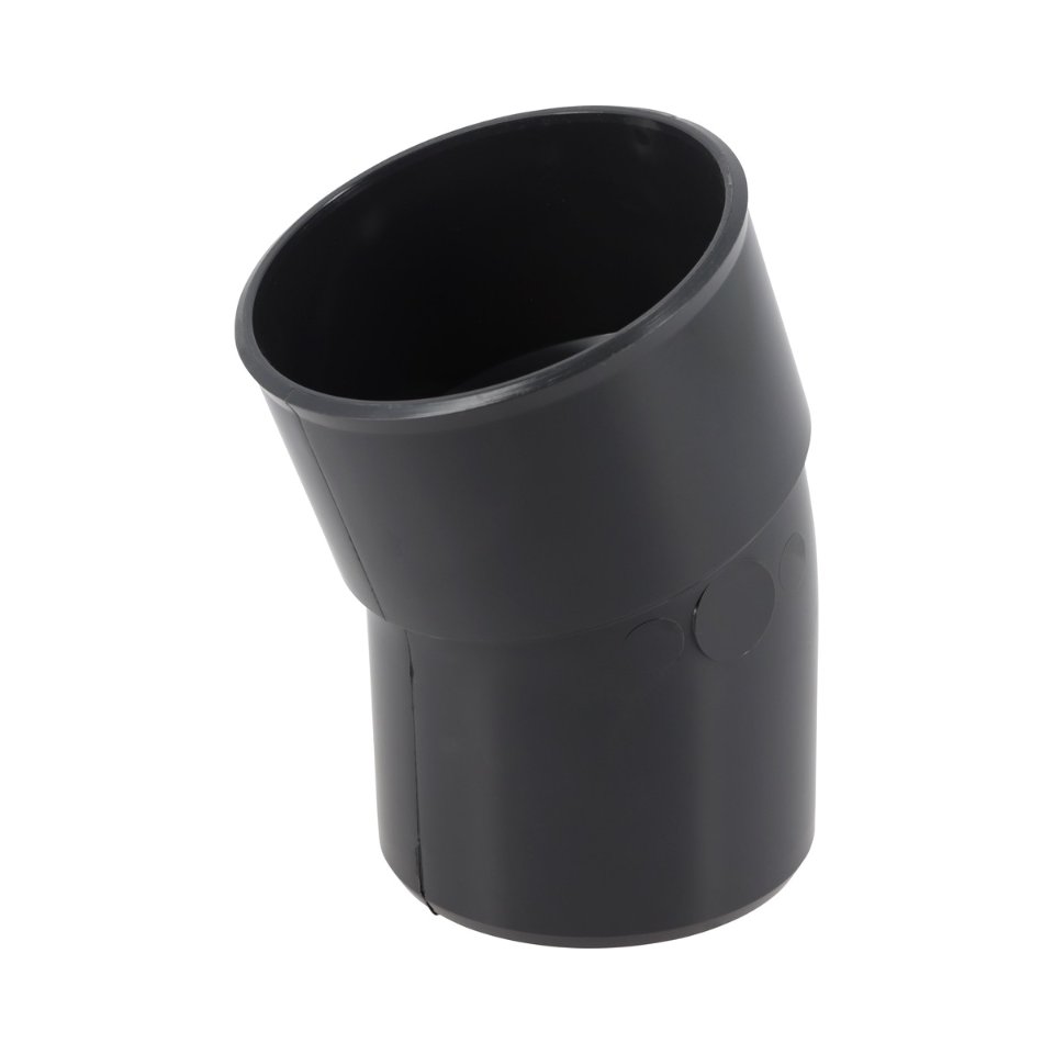 NICOLL Techtan PVC-Ti bocht 20° d80 m/s antraciet