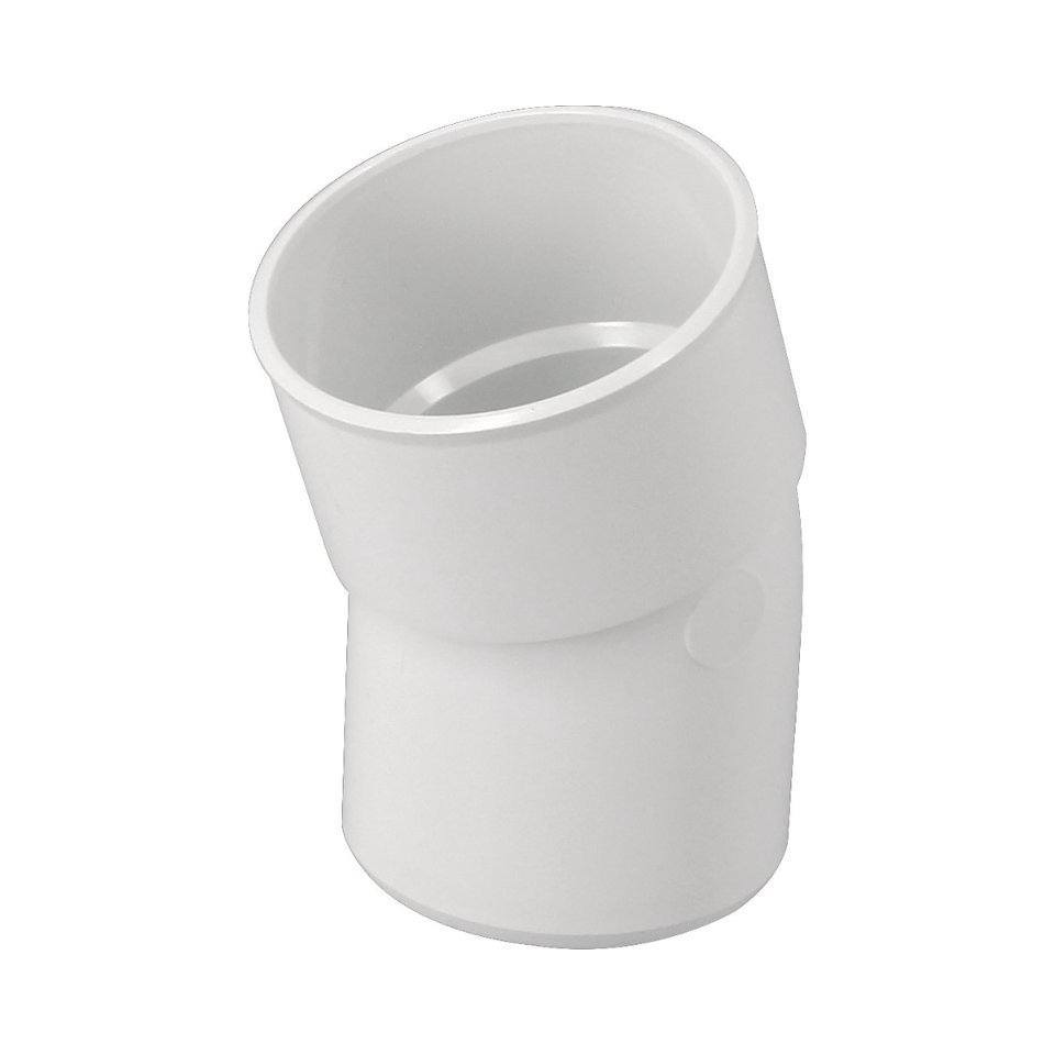 NICOLL Techtan PVC-Ti bocht 20° d80 m/s wit