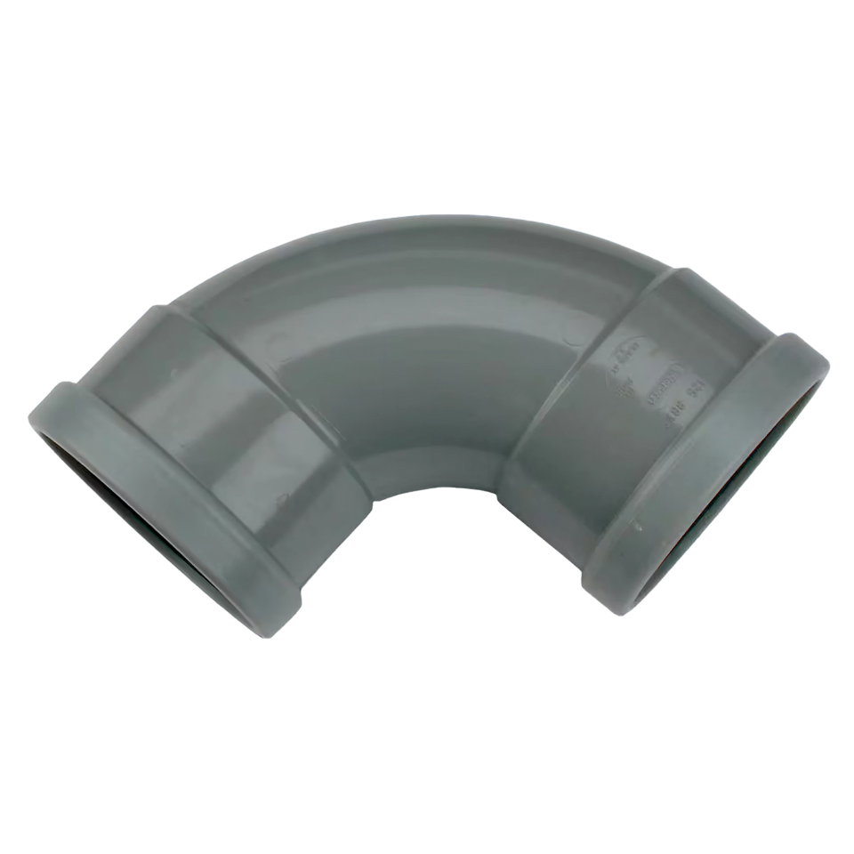Wavin PVC M-Bocht 88° GR 500 SN4 M/M