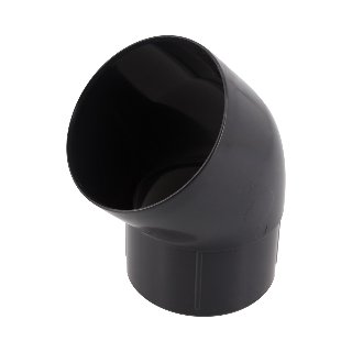 NICOLL Techtan PVC-Ti bocht 45° d80 m/s verjongd antraciet