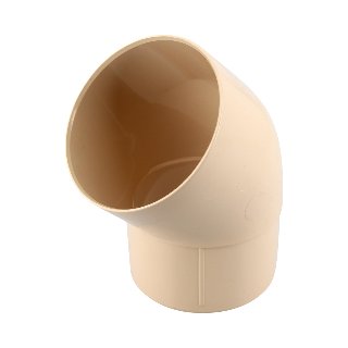 NICOLL Techtan PVC-Ti bocht 45° d80 m/s verjongd beige