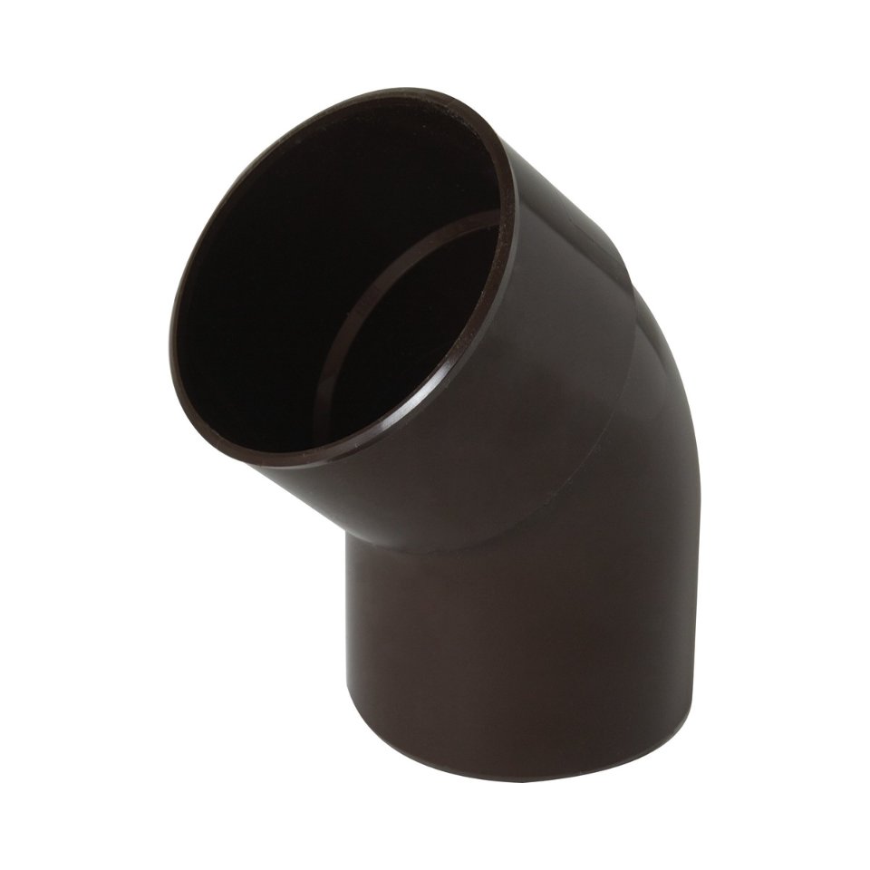 NICOLL Techtan PVC-Ti bocht 45° d80 m/s bruin