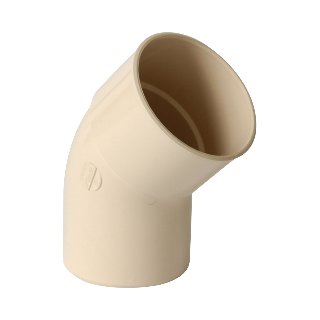 NICOLL Techtan PVC-Ti bocht 45° d80 m/s beige