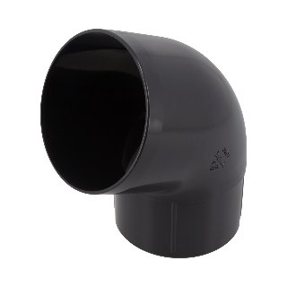 NICOLL Techtan PVC-Ti bocht 67,5° d80 m/s verjongd antraciet