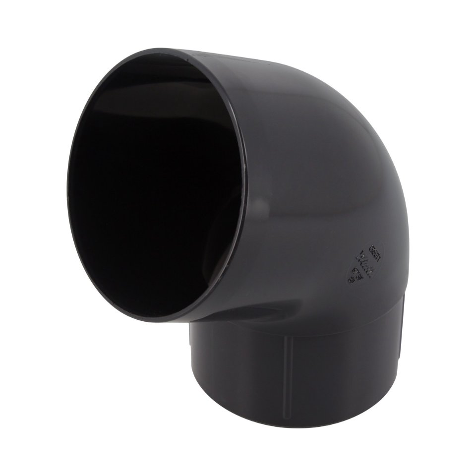 NICOLL Techtan PVC-Ti bocht 67,5° d80 m/s verjongd antraciet