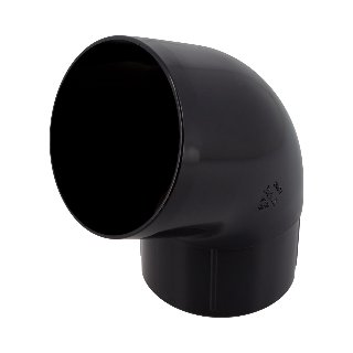 NICOLL Techtan PVC-Ti bocht 67,5° d80 m/s verjongd zwart