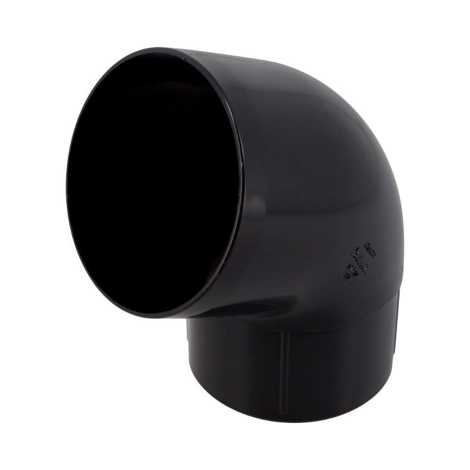 NICOLL Techtan PVC-Ti bocht 67,5° d80 m/s verjongd zwart
