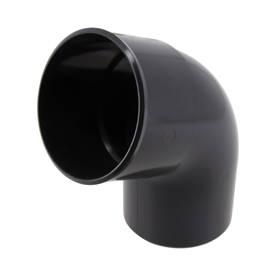 NICOLL Techtan PVC-Ti bocht 67,5° d80 m/s antraciet