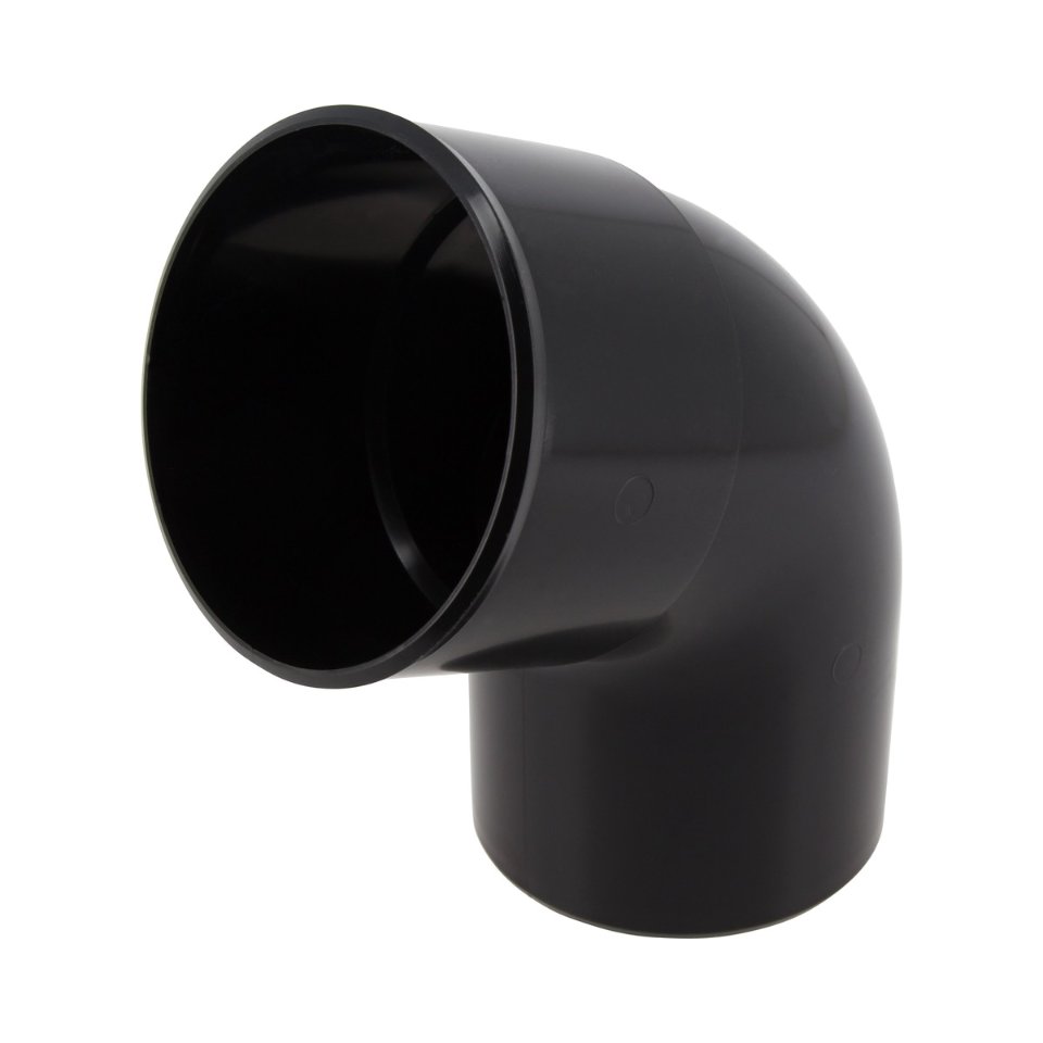 NICOLL Techtan PVC-Ti bocht 67,5° d80 m/s zwart