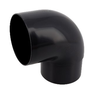 NICOLL Techtan PVC-Ti bocht 87,5° d80 m/s verjongd zwart