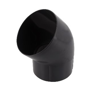 NICOLL Techtan PVC-Ti bocht 45° d100 m/s verjongd antraciet