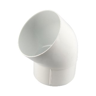 NICOLL Techtan PVC-Ti bocht 45° d100 m/s verjongd wit