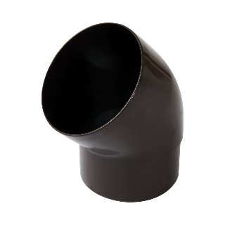 NICOLL Techtan PVC-Ti bocht 45° d100 m/s verjongd bruin