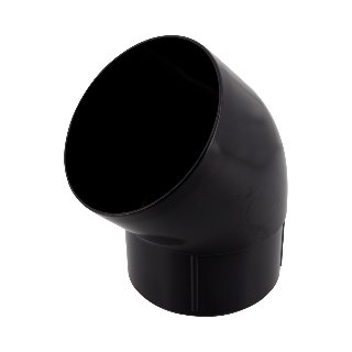 NICOLL Techtan PVC-Ti bocht 45° d100 m/s verjongd zwart