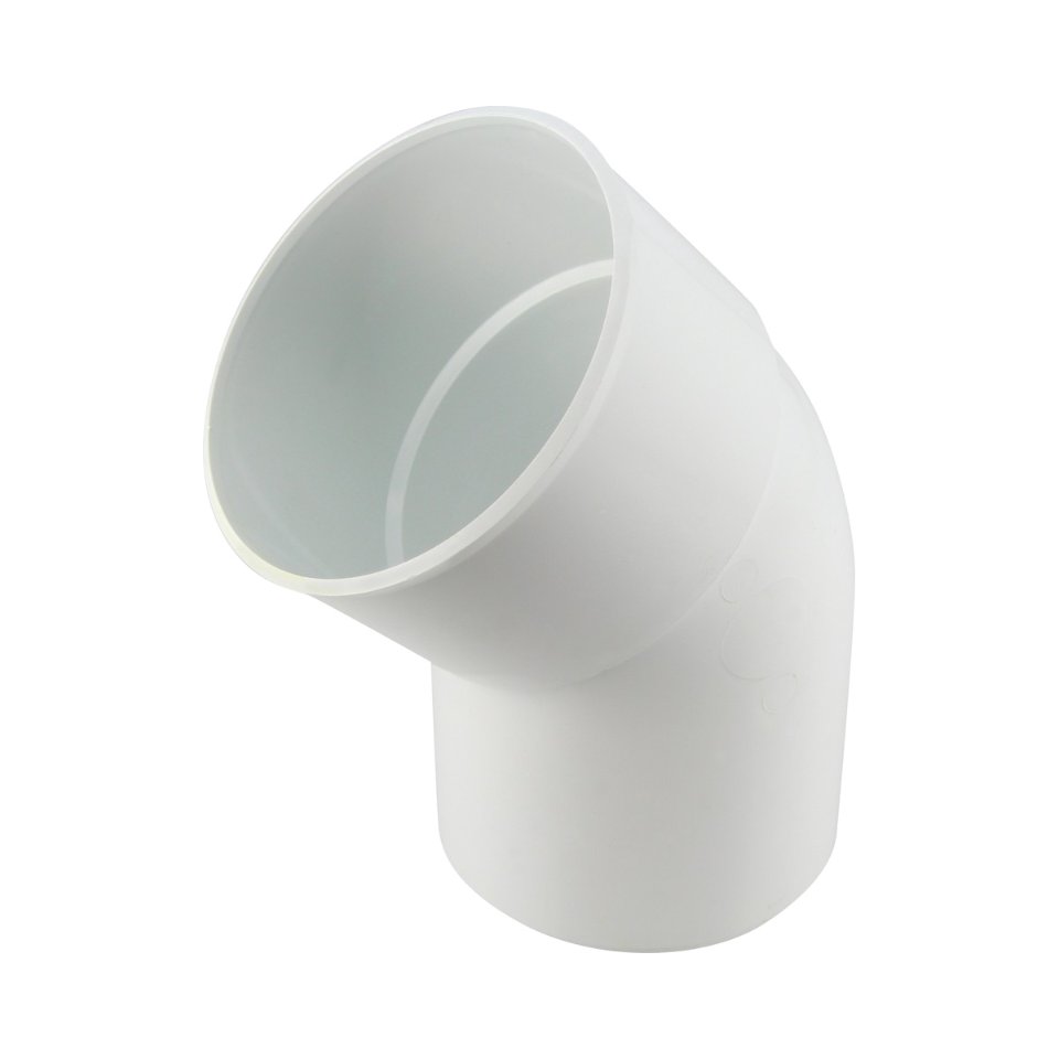 NICOLL Techtan PVC-Ti bocht 45° d100 m/s wit