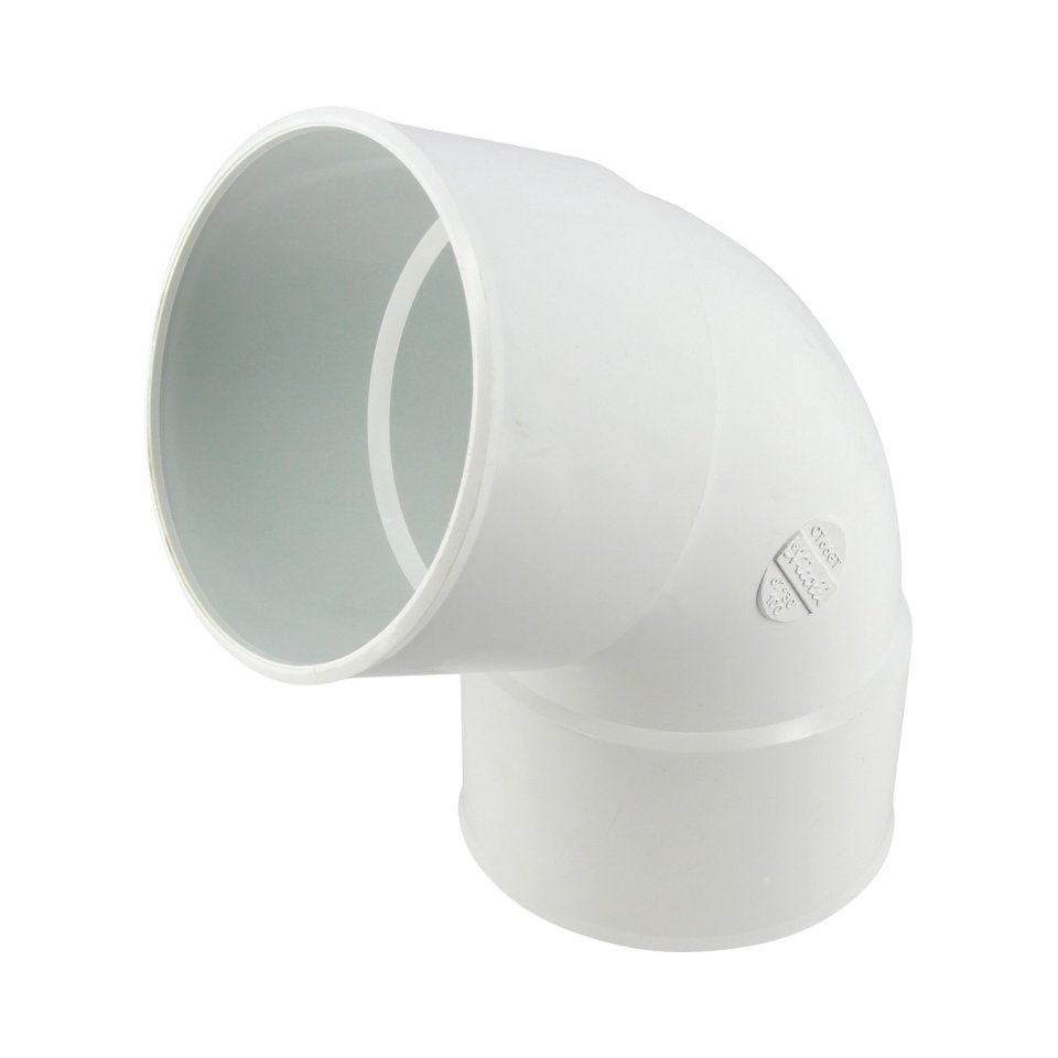 NICOLL Techtan PVC-Ti bocht 67,5° d100 m/m wit