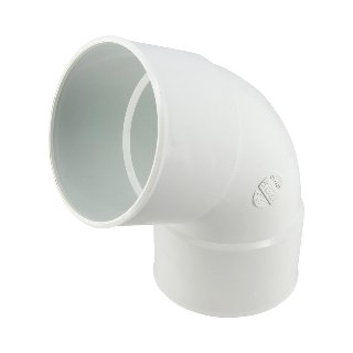 NICOLL Techtan PVC-Ti bocht 67,5° d100 m/m wit