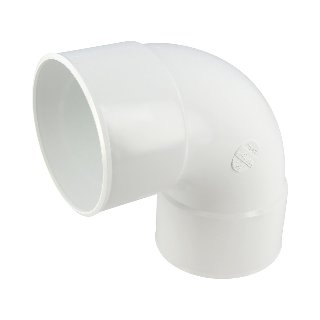 NICOLL Techtan PVC-Ti bocht 87,5° d100 m/m wit