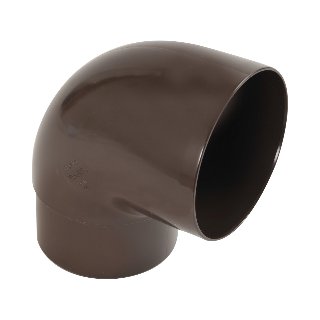 NICOLL Techtan PVC-Ti bocht 87,5° d100 m/s verjongd bruin