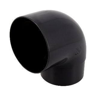 NICOLL Techtan PVC-Ti bocht 87,5° d100 m/s verjongd zwart