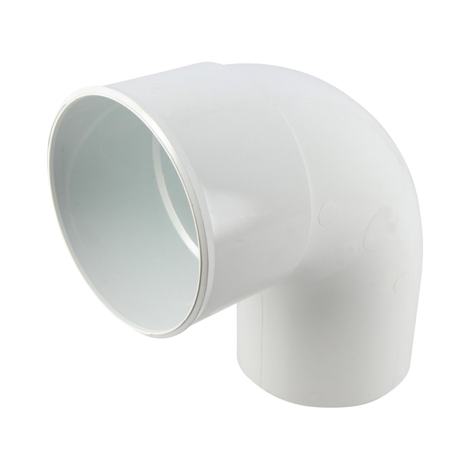 NICOLL Techtan PVC-Ti bocht 87,5° d100 m/s wit