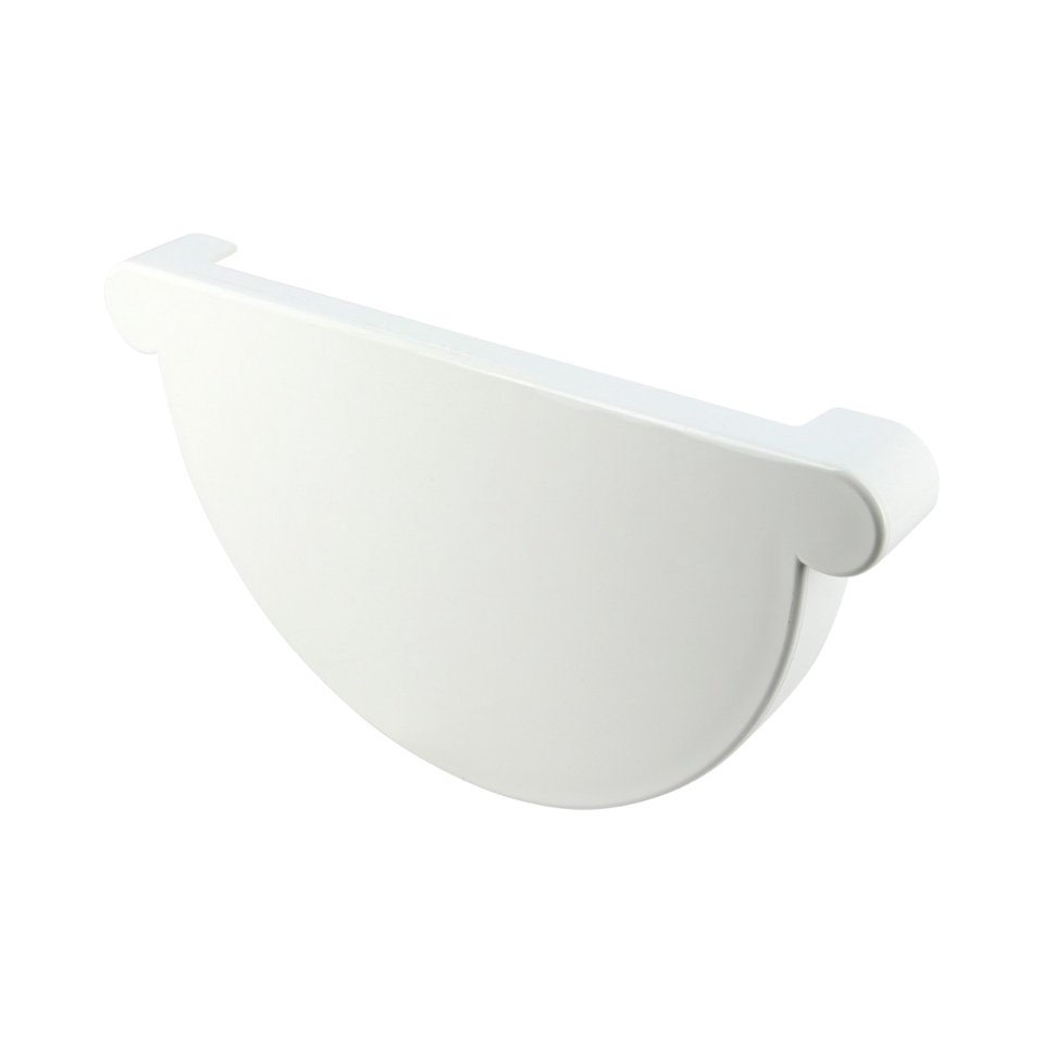 NICOLL Techtan LG33 PVC-Ti eindstuk goot wit