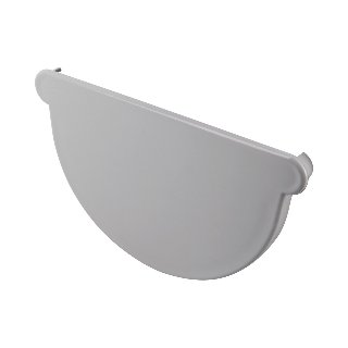 NICOLL Techtan LG25 PVC-Ti eindstuk centraaluitloop lichtgri