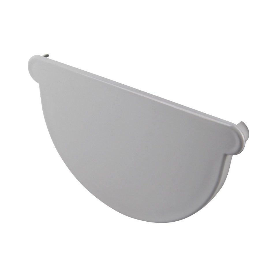 NICOLL Techtan LG25 PVC-Ti eindstuk centraaluitloop lichtgri