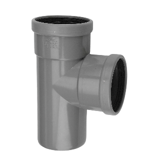 Wavin PVC M-T-Stuk 88° GR 200 SN4 M/S