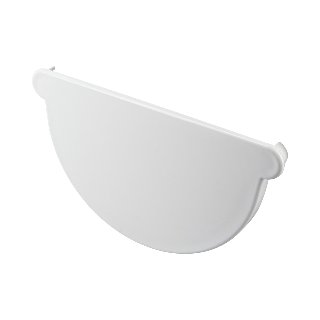 NICOLL Techtan LG25 PVC-Ti eindstuk centraaluitloop wit