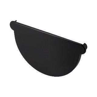 NICOLL Techtan LG25 PVC-Ti eindstuk centraaluitloop zwart