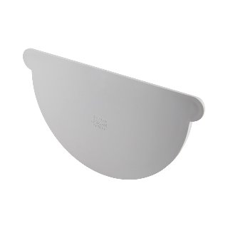 NICOLL Techtan LG33 PVC-Ti eindstuk centraaluitloop lichtgri