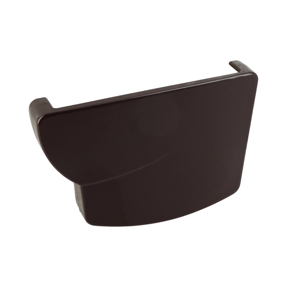 NICOLL Techtan Ovation LG28 PVC-Ti eindstuk goot rechts brui