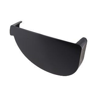 NICOLL Techtan Vodalis LG29 PVC-Ti eindstuk goot rechts antr
