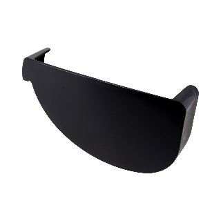 NICOLL Techtan Vodalis LG29 PVC-Ti eindstuk goot rechts zwar
