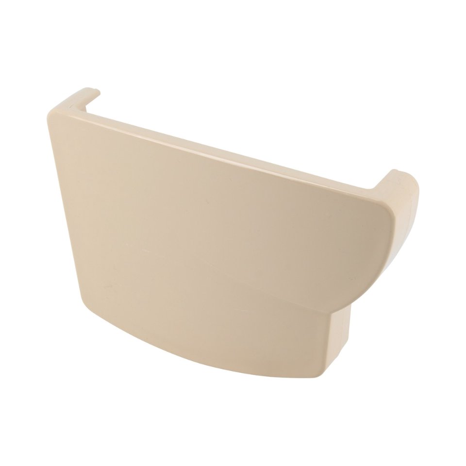 NICOLL Techtan Ovation LG28 PVC-Ti eindstuk goot links beige
