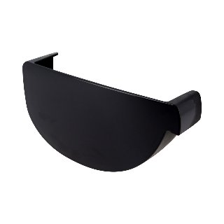 NICOLL Techtan Vodalis LG29 PVC-Ti eindstuk goot links antra