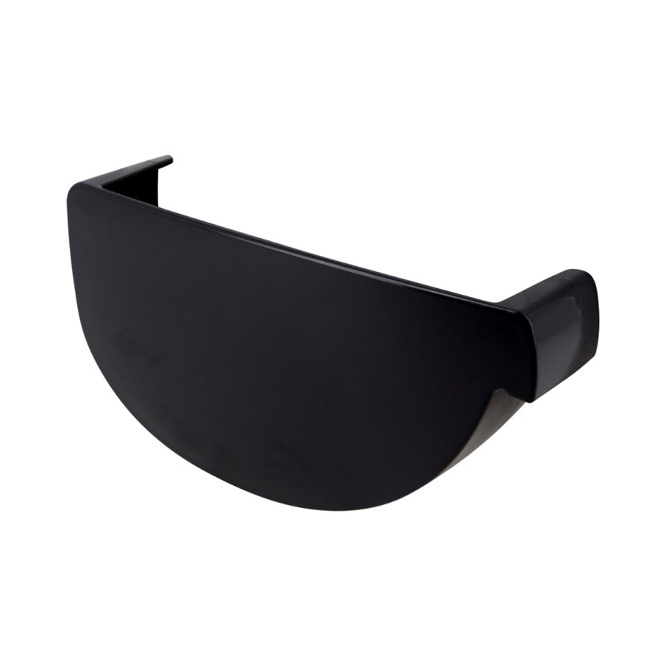 NICOLL Techtan Vodalis LG29 PVC-Ti eindstuk goot links antra