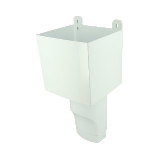 NICOLL Techtan Ovation LG38 PVC-Ti verzamelbak 105x76 wit