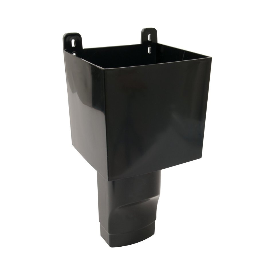 NICOLL Techtan Ovation LG38 PVC-Ti verzamelbak 105x76 zwart