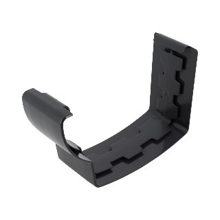NICOLL Techtan Ovation LG38 PVC-Ti verbindingsstuk antraciet