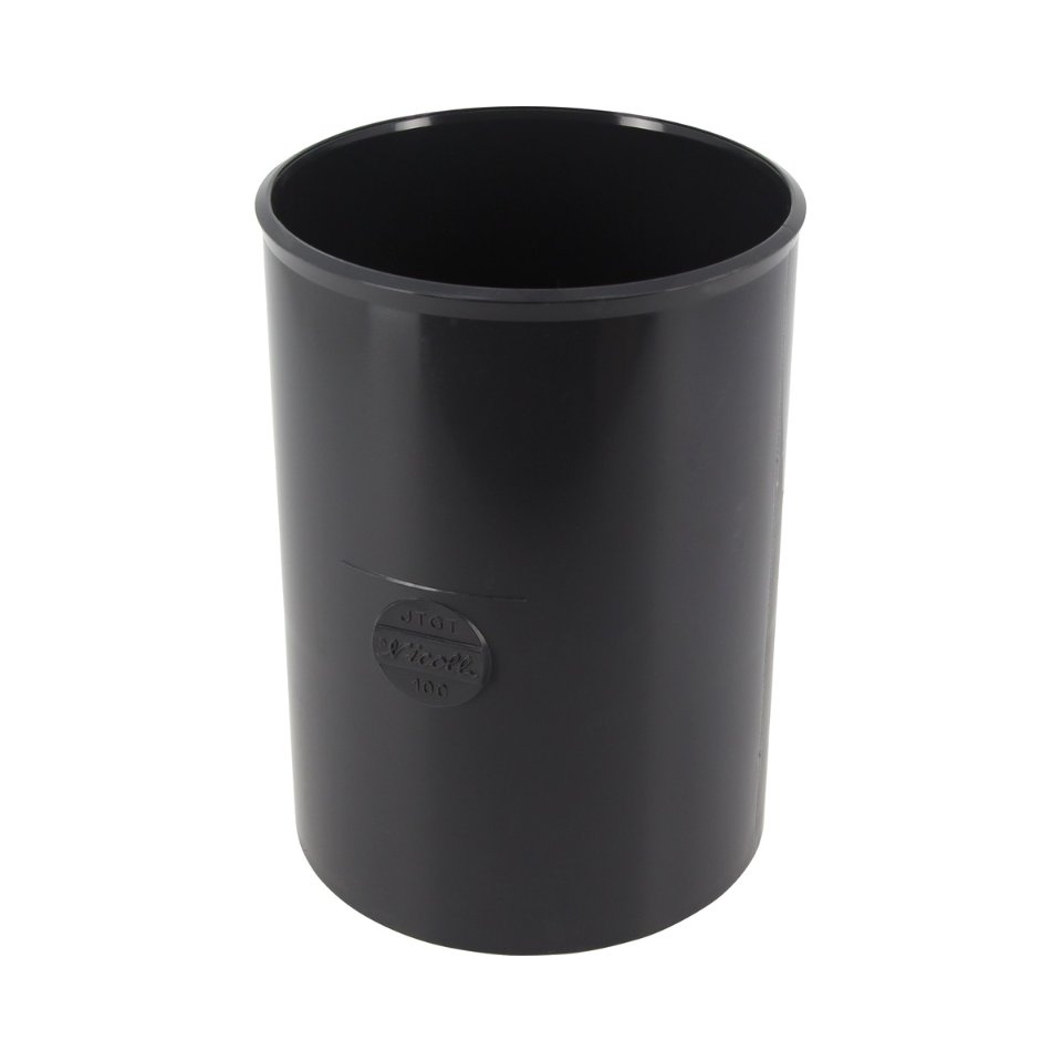 NICOLL Techtan PVC-Ti verbindingsmof d100 m/m antraciet